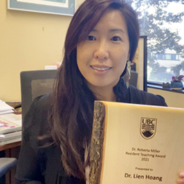 Dr. Lien Hoang (Anatomical Pathology) – The Dr. Roberta Miller Resident Teaching Award